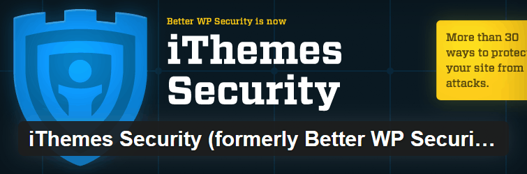 iThemes Security WordPress plugin
